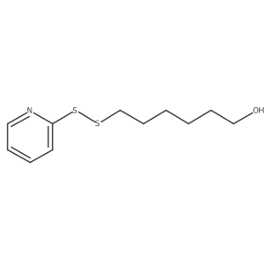 6-(Pyridin-2-yldisulfanyl)hexan-1-ol结构式