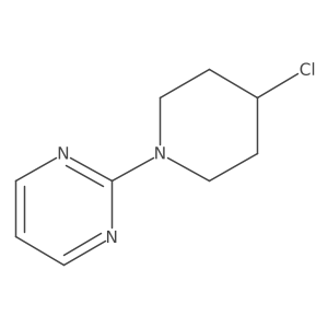 2-(4-Chloropiperidin-1-yl)pyrimidine Structure