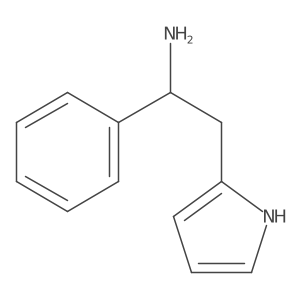 1H-Pyrrole-2-ethanamine, I+/--phenyl- Structure