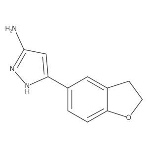 3-Amino-5-(2,3-dihydro-5-benzofuryl)pyrazole结构式