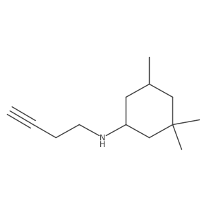 N-(But-3-YN-1-YL)-3,3,5-trimethylcyclohexan-1-amine结构式
