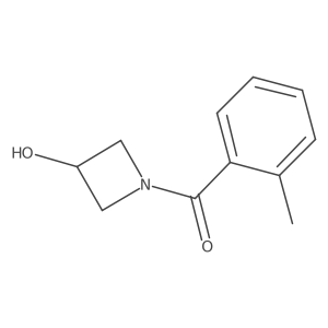 1-(2-Methylbenzoyl)azetidin-3-ol Structure