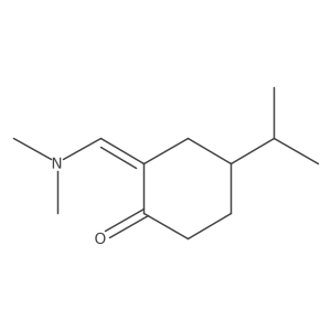 2-[(Dimethylamino)methylidene]-4-(propan-2-yl)cyclohexan-1-one结构式