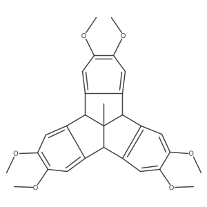 2,3,6,7,10,11-Hexamethoxy-4b1-methyl-4b,4b1,8b,12b-tetrahydrodibenzo[2,3:4,5]pentaleno[1,6-ab]indene Structure