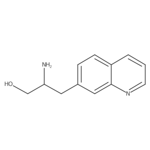2-Amino-3-(quinolin-7-yl)propan-1-ol Structure