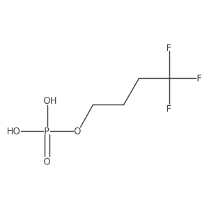 4,4,4-Trifluorobutyl Dihydrogen Phosphate Structure