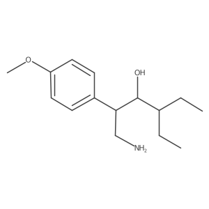 Benzeneethanol, I(2)-(aminomethyl)-I+/--(1-ethylpropyl)-4-methoxy-结构式
