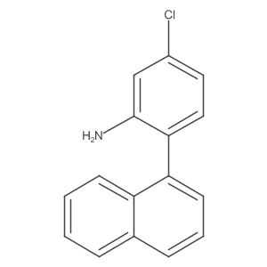 5-Chloro-2-(naphthalen-1-yl)aniline Structure