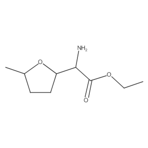 Ethyl 2-amino-2-(5-methyloxolan-2-yl)acetate Structure