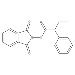 (1,3-dioxoisoindolin-2-yl) 2-phenylbutanoate结构式