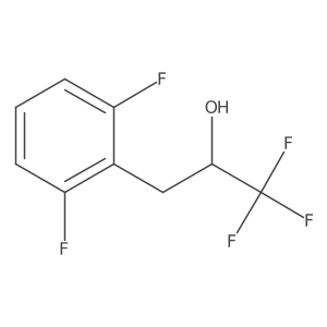 3-(2,6-Difluorophenyl)-1,1,1-trifluoropropan-2-ol结构式