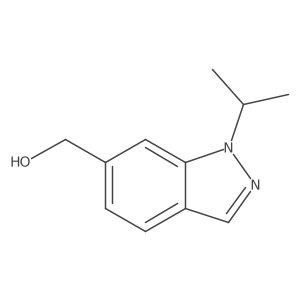 (1-isopropyl-1H-indazol-6-yl)methanol结构式