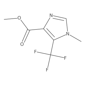 Methyl 1-methyl-5-(trifluoromethyl)-1H-imidazole-4-carboxylate Structure