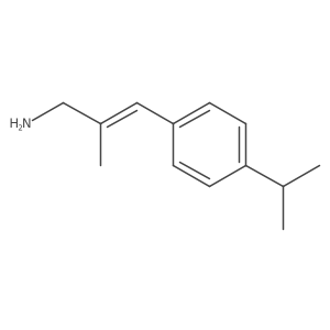 2-Methyl-3-[4-(1-methylethyl)phenyl]-2-propen-1-amine Structure