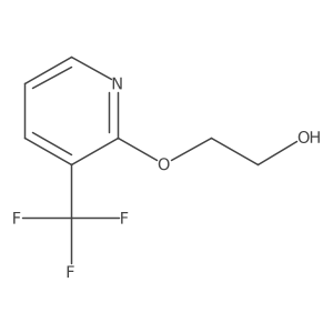 2-((3-(Trifluoromethyl)pyridin-2-yl)oxy)ethan-1-ol Structure