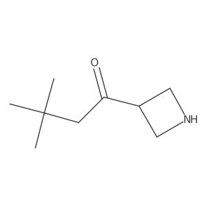 1-(Azetidin-3-yl)-3,3-dimethylbutan-1-one结构式