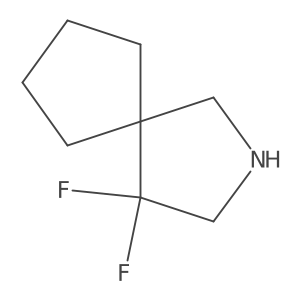 4,4-Difluoro-2-azaspiro[4.4]nonane结构式