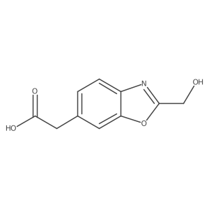 2-(Hydroxymethyl)benzo[d]oxazole-6-acetic acid Structure