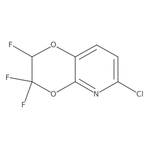 7-Chloro-2,2,3-trifluoro-2,3-dihydro[1,4]dioxino[2,3-b]pyridine Structure