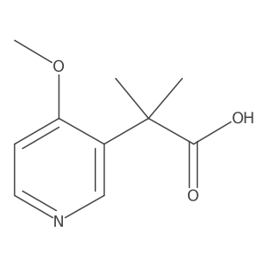 2-(4-Methoxypyridin-3-yl)-2-methylpropanoic acid Structure