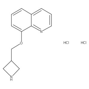 8-(Azetidin-3-ylmethoxy)quinoline dihydrochloride结构式