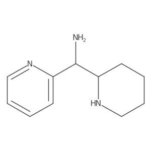 Piperidin-2-yl(pyridin-2-yl)methanamine结构式