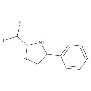 (4R)-4-Phenyl-2-(difluoromethyl)oxazolidine Structure