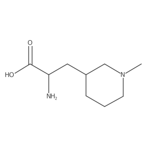 (2S)-2-amino-3-(1-methylpiperidin-3-yl)propanoic acid Structure