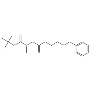 tert-butyl N-[5-(benzyloxy)-2-oxopentyl]-N-methylcarbamate Structure