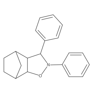 4,7-Methano-1,2-benzisoxazole, octahydro-2,3-diphenyl-, endo-2,3- Structure