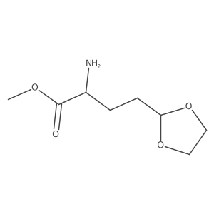 Methyl 2-amino-4-(1,3-dioxolan-2-yl)butanoate Structure