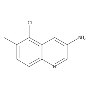 5-Chloro-6-methylquinolin-3-amine结构式