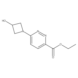 Ethyl 6-(3-hydroxyazetidin-1-yl)pyridazine-3-carboxylate Structure