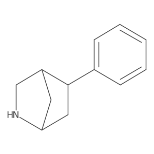 rac-(1R,4R,5R)-5-phenyl-2-azabicyclo[2.2.1]heptane结构式