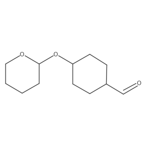 trans-4-[(tetrahydro-2H-pyran-2-yl)oxy]-cyclohexanecarboxaldehyde Structure