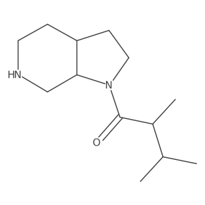 rac-1-[(3aR,7aS)-octahydro-1H-pyrrolo[2,3-c]pyridin-1-yl]-2,3-dimethylbutan-1-one Structure