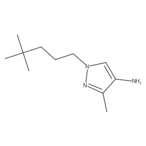 1-(4,4-dimethylpentyl)-3-methyl-1H-pyrazol-4-amine Structure
