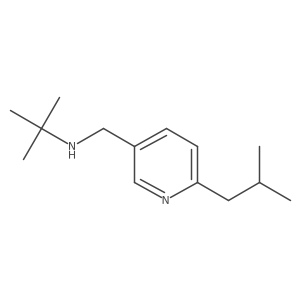 Tert-butyl({[6-(2-methylpropyl)pyridin-3-yl]methyl})amine结构式