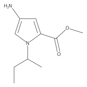 methyl 4-amino-1-(butan-2-yl)-1H-pyrrole-2-carboxylate Structure