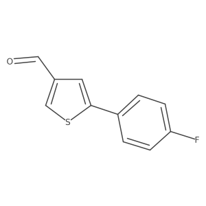 5-(4-Fluorophenyl)thiophene-3-carbaldehyde Structure