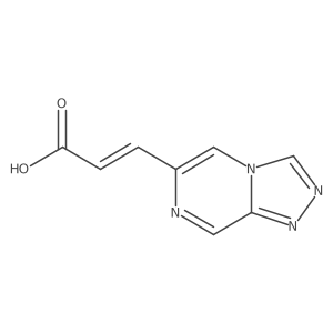 (2E)-3-{[1,2,4]triazolo[4,3-a]pyrazin-6-yl}prop-2-enoic acid Structure