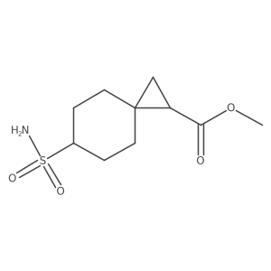 Methyl 6-sulfamoylspiro[2.5]octane-1-carboxylate Structure