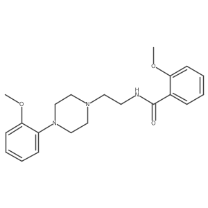 2-methoxy-N-[2-[4-(2-methoxyphenyl)piperazin-1-yl]ethyl]benzamide结构式