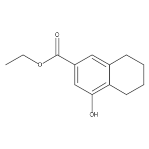 Ethyl 4-hydroxy-5,6,7,8-tetrahydronaphthalene-2-carboxylate Structure