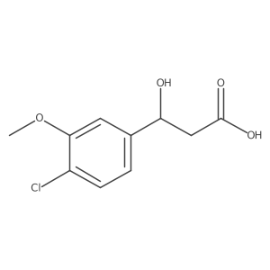(3R)-3-(4-chloro-3-methoxyphenyl)-3-hydroxypropanoic acid Structure