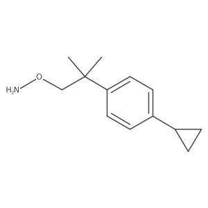 O-[2-(4-cyclopropylphenyl)-2-methylpropyl]hydroxylamine结构式