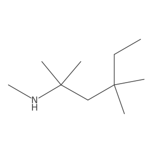 Methyl(2,4,4-trimethylhexan-2-yl)amine Structure