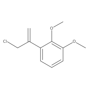 1-(3-Chloroprop-1-en-2-yl)-2,3-dimethoxybenzene Structure