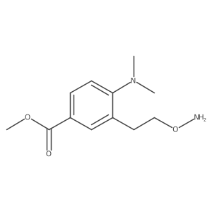 Methyl 3-[2-(aminooxy)ethyl]-4-(dimethylamino)benzoate结构式