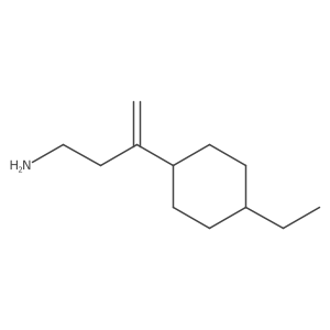 3-(4-Ethylcyclohexyl)but-3-en-1-amine结构式